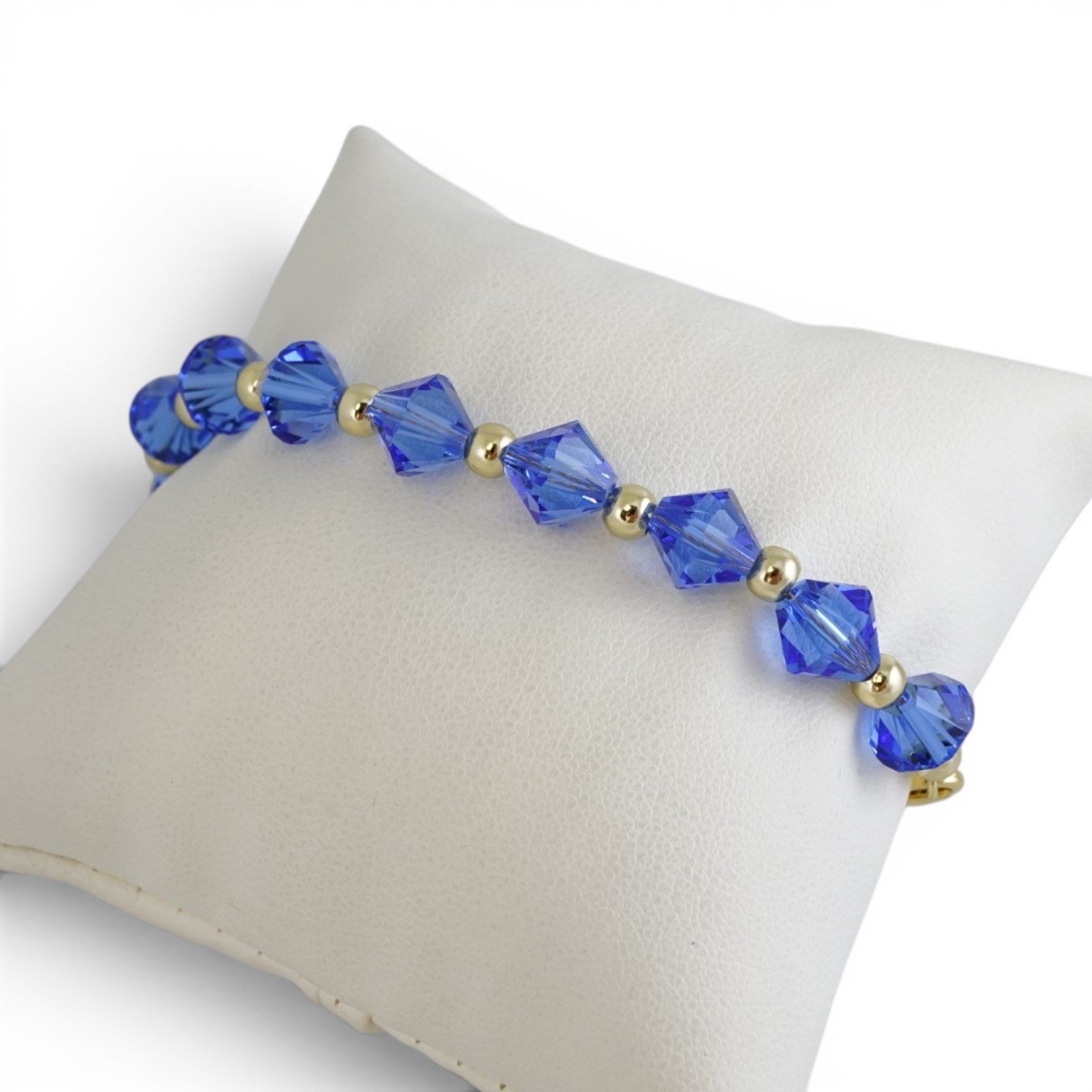 Light Blue Crystal Stones Bracelet - Image 2