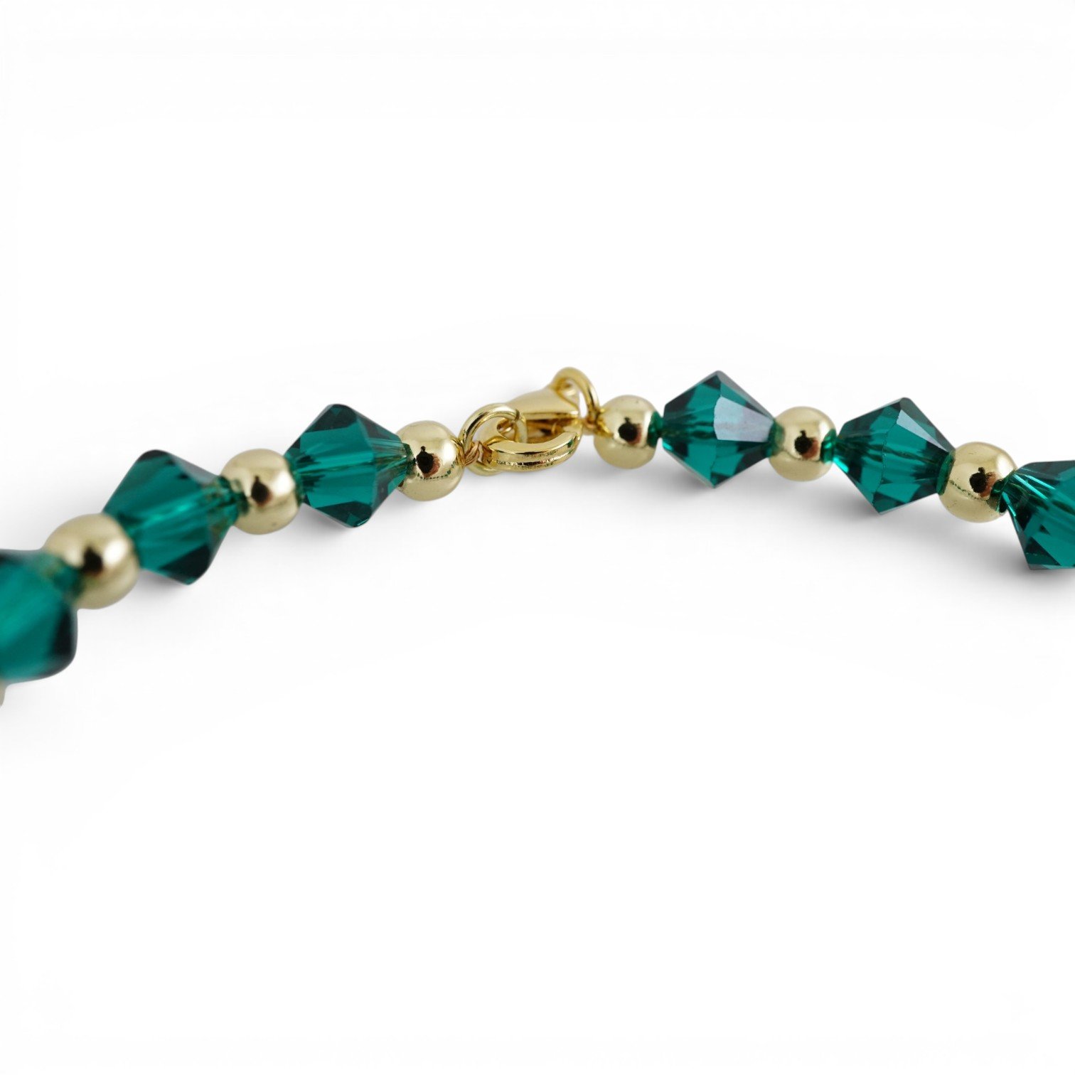 Green Crystal Stones Bracelet - Image 3