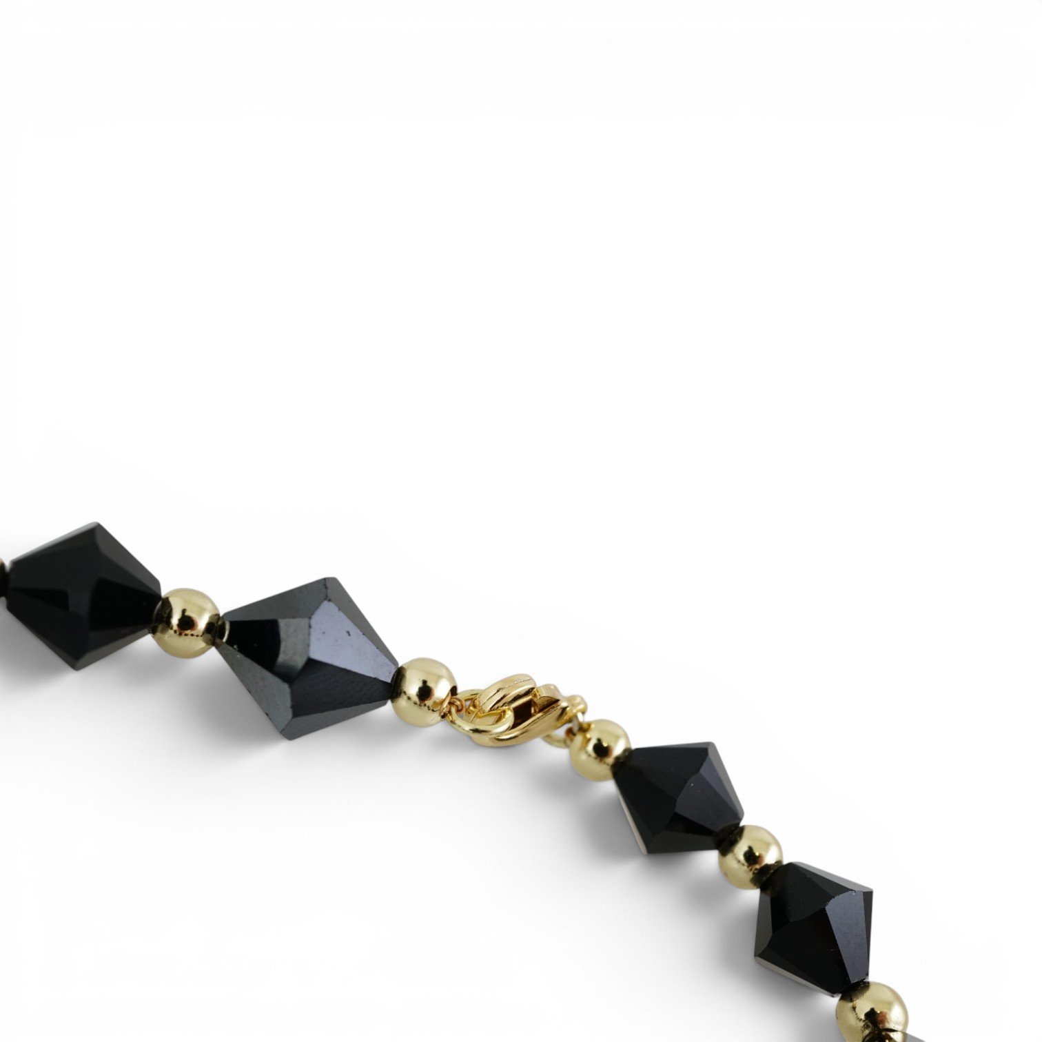 Black Crystal Stones Bracelet - Image 3