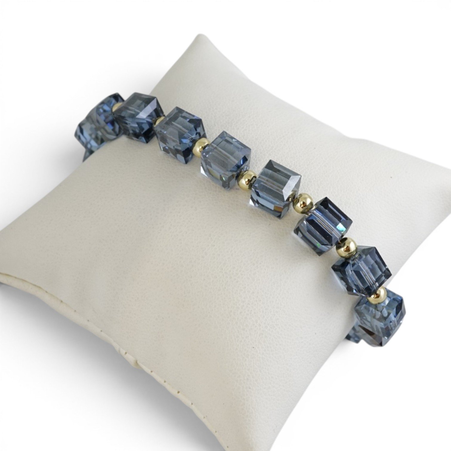 Gray Crystal Stones Bracelet - Image 2
