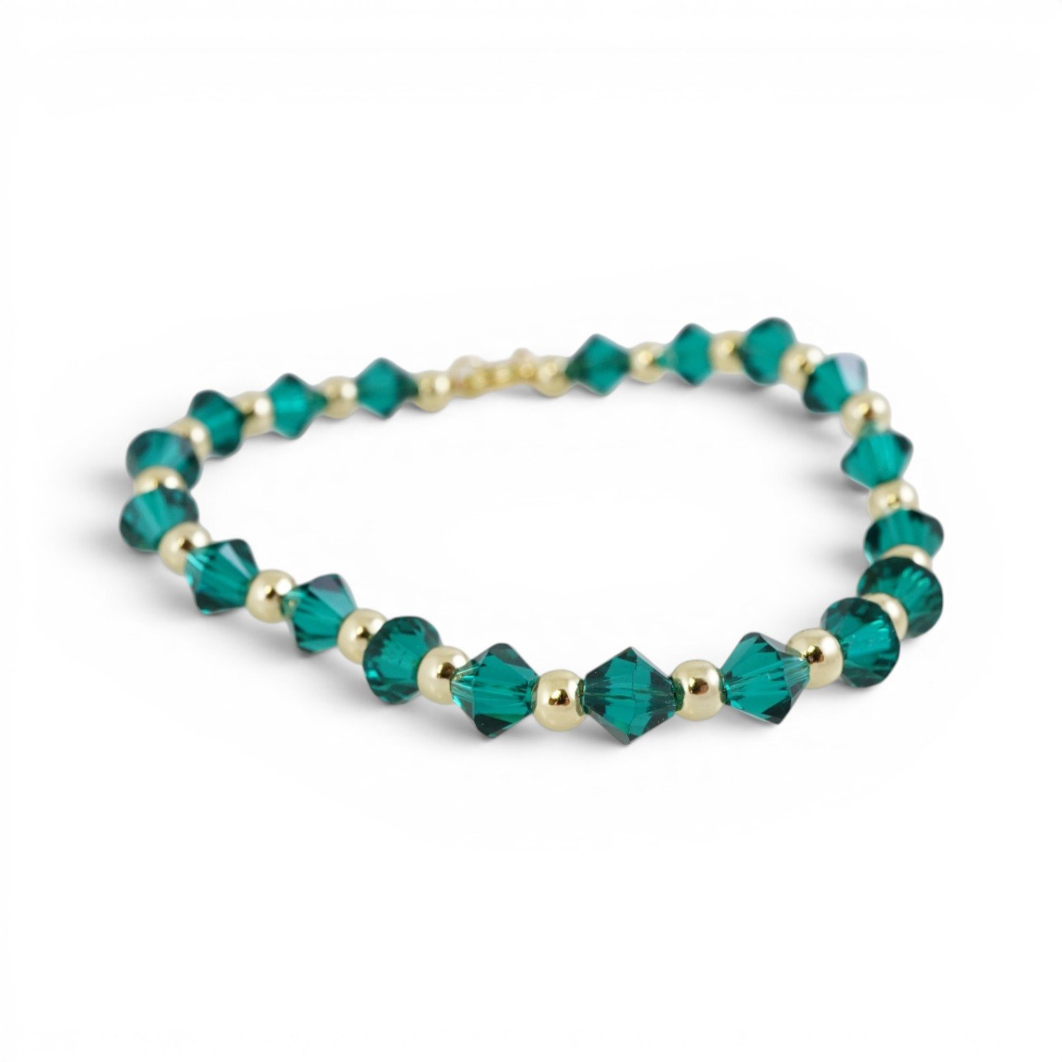 Green Crystal Stones Bracelet